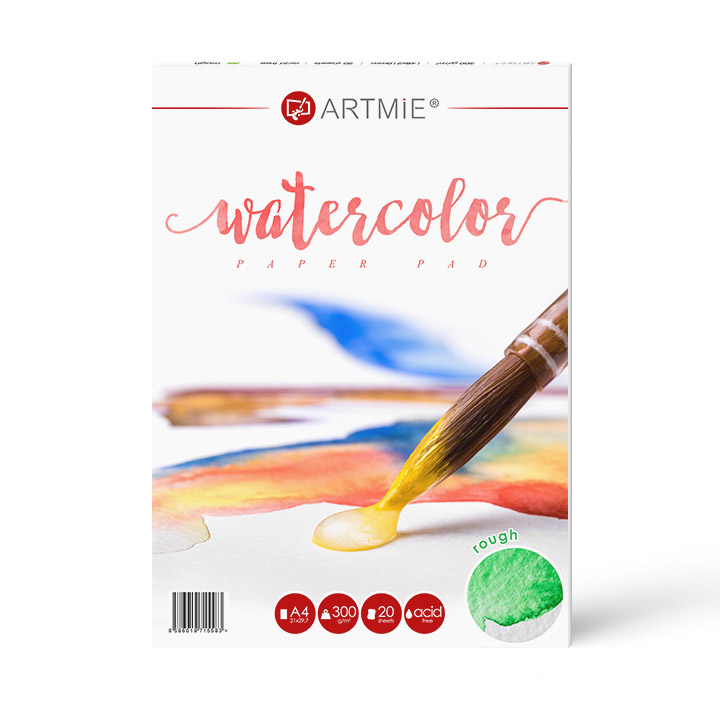 Blocco di carta per acquerello ARTMIE rough | A4 Blocco di carta per acquerello ARTMIE rough | A4