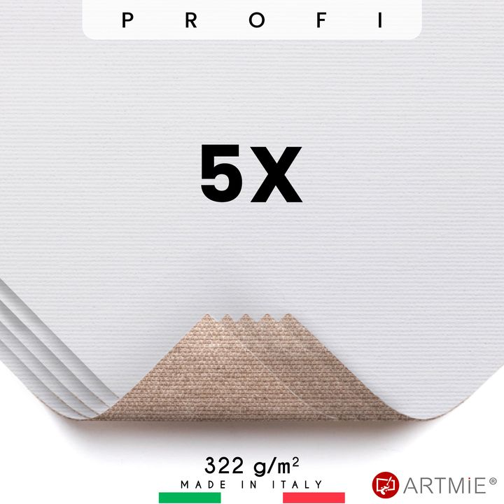 Campioni di tela da pittura  ARTMIE Profi - 5 pz. | dimensioni diverse