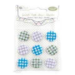 Bottoni autoadesivi Boys Blanket - set di 9 pezzi