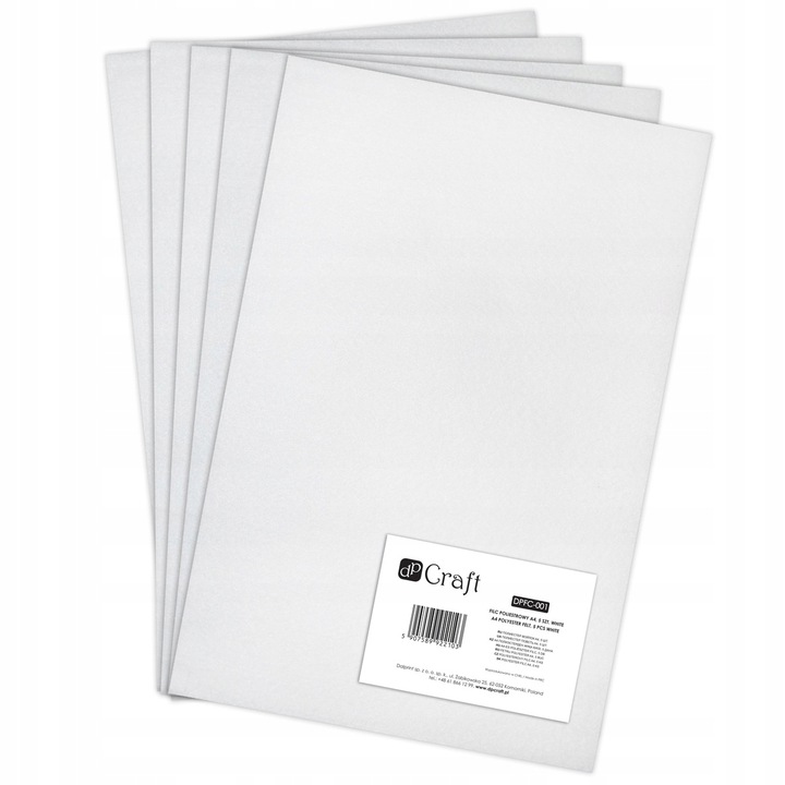 Feltro decorativo 30 x 20 cm | WHITE/1ks Feltro decorativo 30 x 20 cm | WHITE/1ks