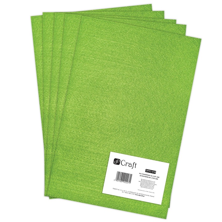 Feltro decorativo 30 x 20 cm | LIME/1ks Feltro decorativo 30 x 20 cm | LIME/1ks