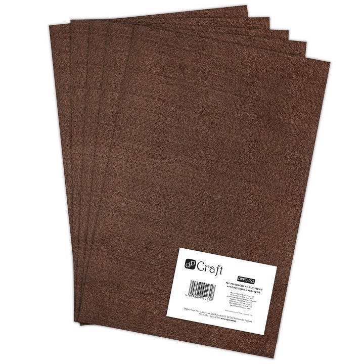 Feltro decorativo 30 x 20 cm | BROWN/1ks Feltro decorativo 30 x 20 cm | BROWN/1ks
