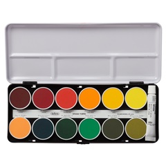 Set di colori ad acquerello Cake Colors Opak Holbein | 12 pz
