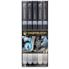 Set dei pennarelli Chameleon 5 pezzi - Gray Tones