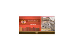 Pastelli duri GIOCONDA - tonalità marrone - 12 pezzi