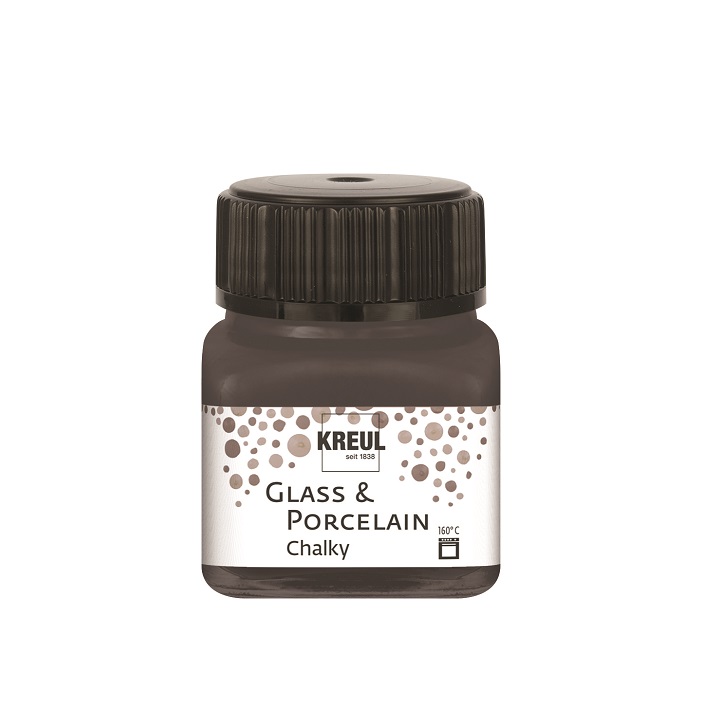 Colori per vetro e porcelLinoa Chalk Kreul 20 ml Volcanic Gray Colori per vetro e porcelLinoa Chalk Kreul 20 ml Volcanic Gray