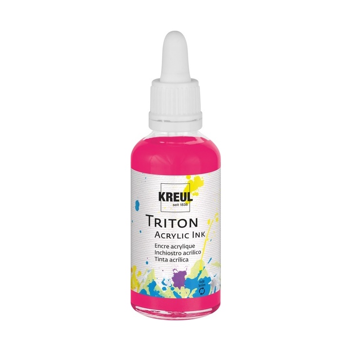 Inchiostro acrilico Triton 40 ml - KREUL | Fluorescent rosa Inchiostro acrilico Triton 40 ml - KREUL | Fluorescent rosa