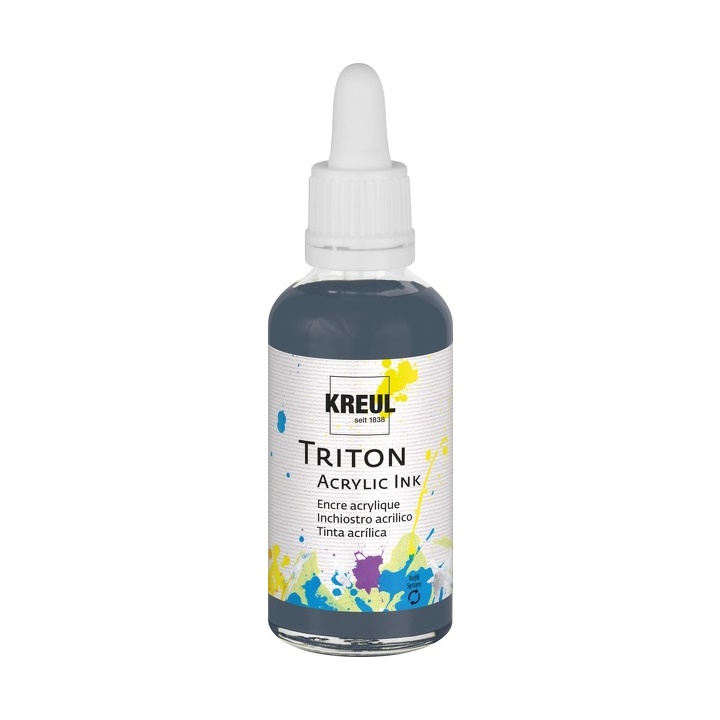 Inchiostro acrilico Triton 40 ml - KREUL | grafite Inchiostro acrilico Triton 40 ml - KREUL | grafite