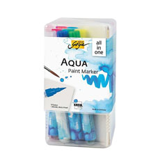 Set dei pennarelli ad acquerello Aqua Solo Goya Powerpack All-in-one 