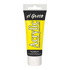 Colore acrilico El Greco 75 ml - sceglie tonalità 
