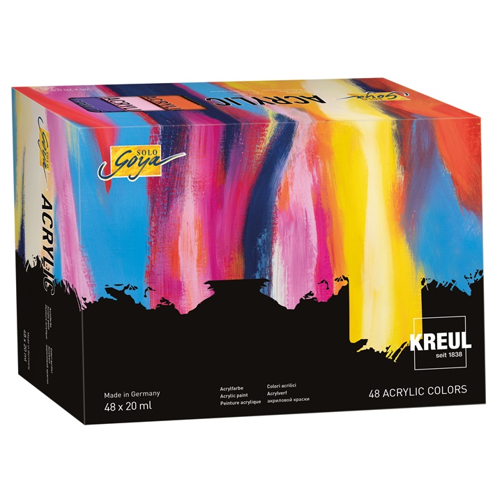 Set di colori acrilici  Solo Goya KREUL 48 x 20 ml