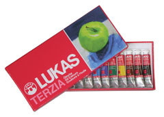 Colori ad olio LUKAS TERZIA 12x12ml -  set nella scatola di cartone