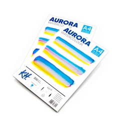 Blocco acquerello AURORA cold press - 12 fogli | formati diversi