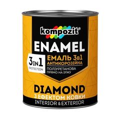 Smalto anticorrosivo 3 in 1  KOMPOZIT DIAMOND 2,5 l | Nero