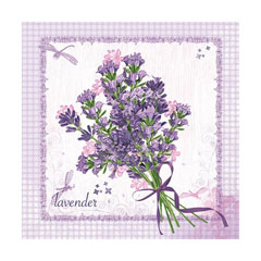 Tovaglioli per decoupage - Mazzo di lavanda - 1 art