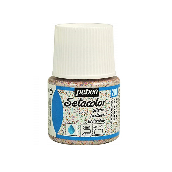 Colore per tessuto Pebeo Setacolor Glitter 45 ml