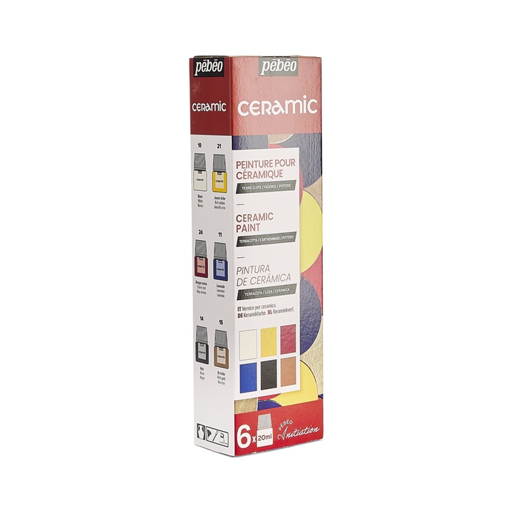 Vernici Keramide  Pebeo Ceramic 6 x 20 ml
