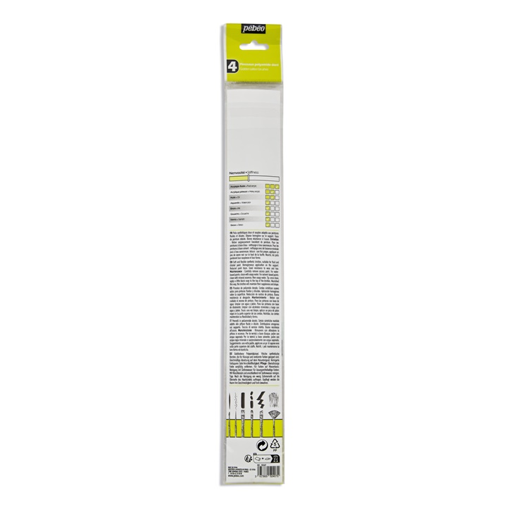 Set di pennelli sintetici  Pebeo 4 pz.