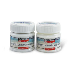Set dei componenti per effetto cracklè - 50+50 ml 