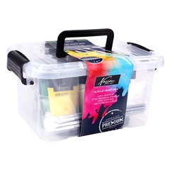 Set colori acrilici Nassau Fine Art in scatola – 15 pezzi