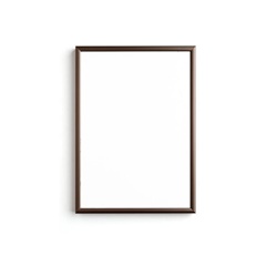 Montatura in metallo marrone con plexiglass | 18 x 24 cm