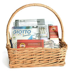Cesto regalo SKETCH  - 9 prodotti