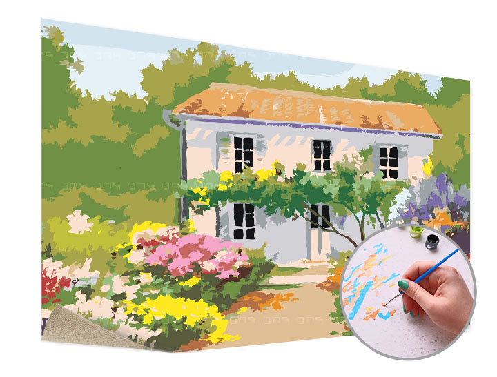 Dipingere con i numeri A PRIMA VISTA - Level Medium 60x40 - senza cornice