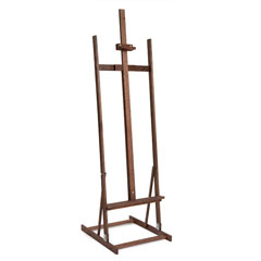 Cavalletto per pittura atelier - KING | marrone noce