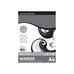 Blocco per disegnare con pennarelli Daler-Rowney | sceglie formato