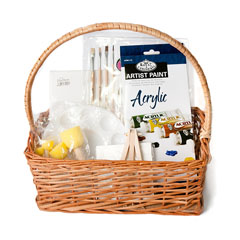 Cesto regalo - AKRYL - 9 pezzi 