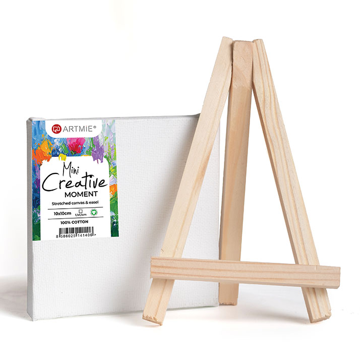 ARTMIE Mini cavalletto per pittura con tela | Varie misure
