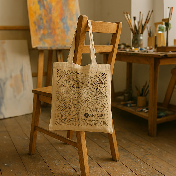 ARTMIE Borsa stampata verniciabile