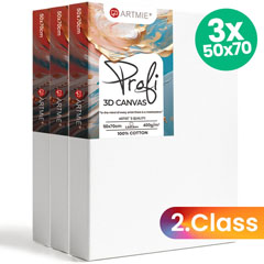 ARTMIE Set di 3 tele 3D