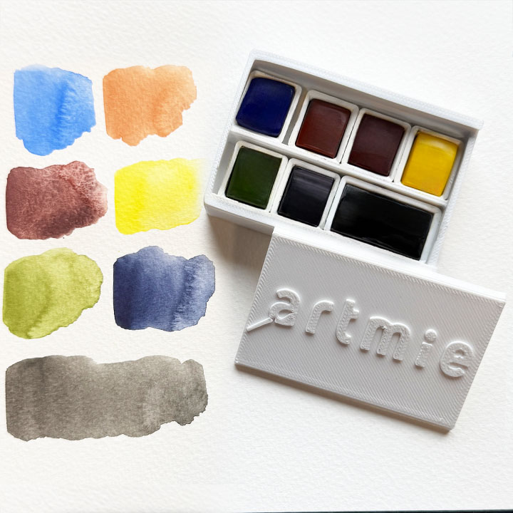 ARTMIE Set di acquerelli Solo Goya - Toni naturali