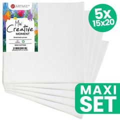 ARTMIE Set di mini tele per l'hobby della pittura