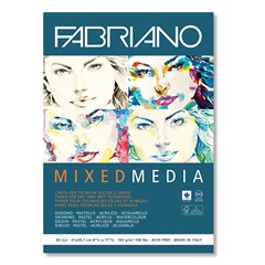 Blocco carta FABRIANO Mixed Media | dimensioni diverse