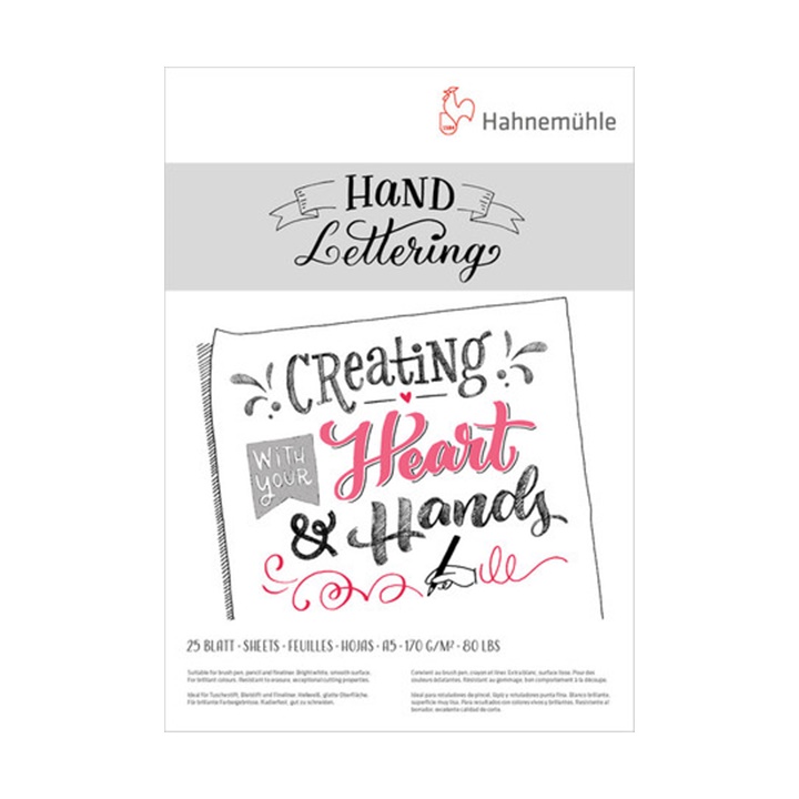 Blocco carta HAHNEMÜHLE a HAND LETTERING | A5
