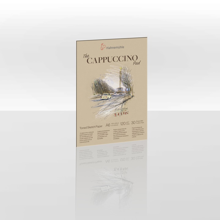Blocco da disegno colorato HAHNEMÜHLE CAPPUCCINO | A6