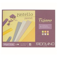 Blocco di carte colorate per pastello FABRIANO Tiziano Soft | dimensioni diverse