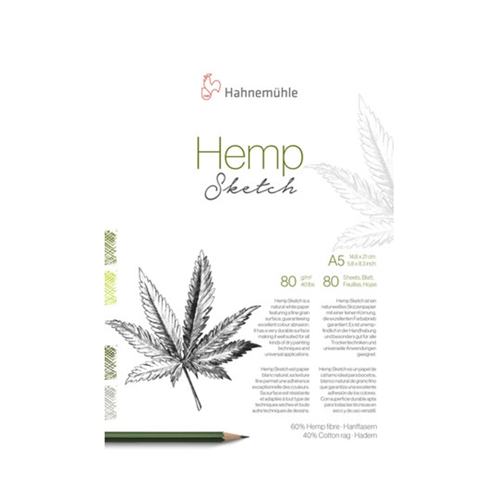 Blocco per schizzi HAHNEMÜHLE HEMP SKETCH | A5