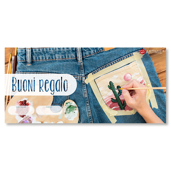 Buono regalo per la pittura su tessuti e pelle | 70 EUR Buono regalo per la pittura su tessuti e pelle | 70 EUR