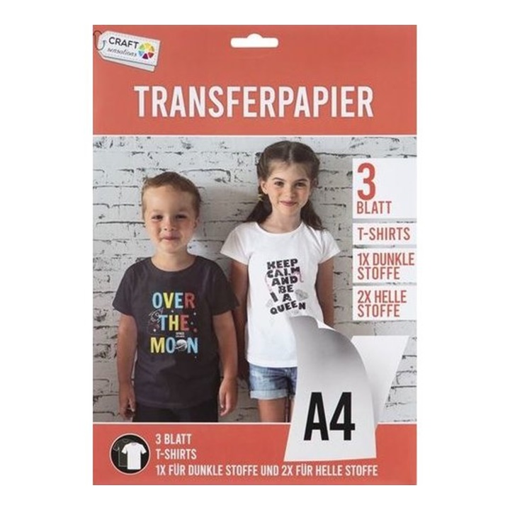 Carta trasferibile Craft Sensations 3 pz