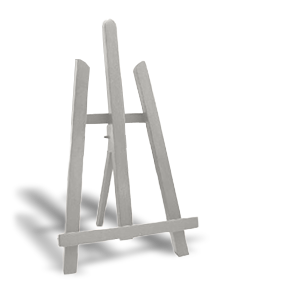 Cavalletto per pittura da tavolo 011M | grigio Cavalletto per pittura da tavolo 011M | grigio