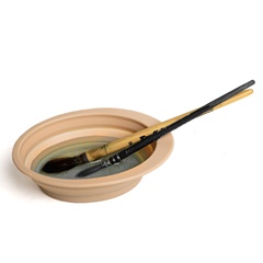 Ciotola per l'acqua in silicone | Beige