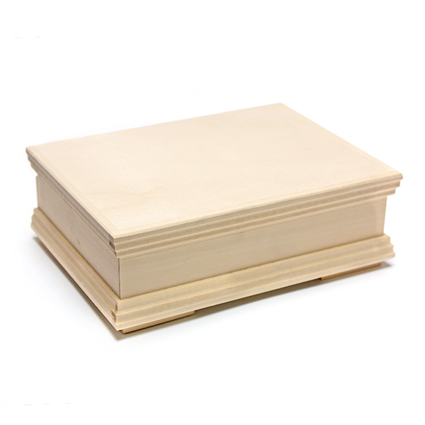 Cofanetto in legno - medio (Materiale per decoupage)