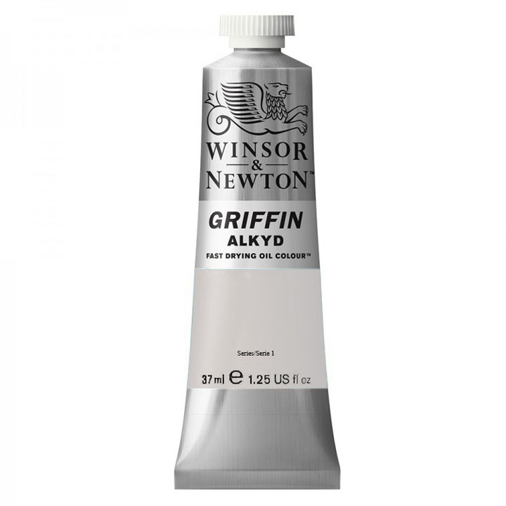 Colore ad olio a rapida essiccazione Winsor & Newton Griffin Alkyd 37 ml Mixing White