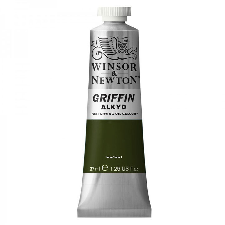 Colore ad olio a rapida essiccazione Winsor & Newton Griffin Alkyd 37 ml Olive Green