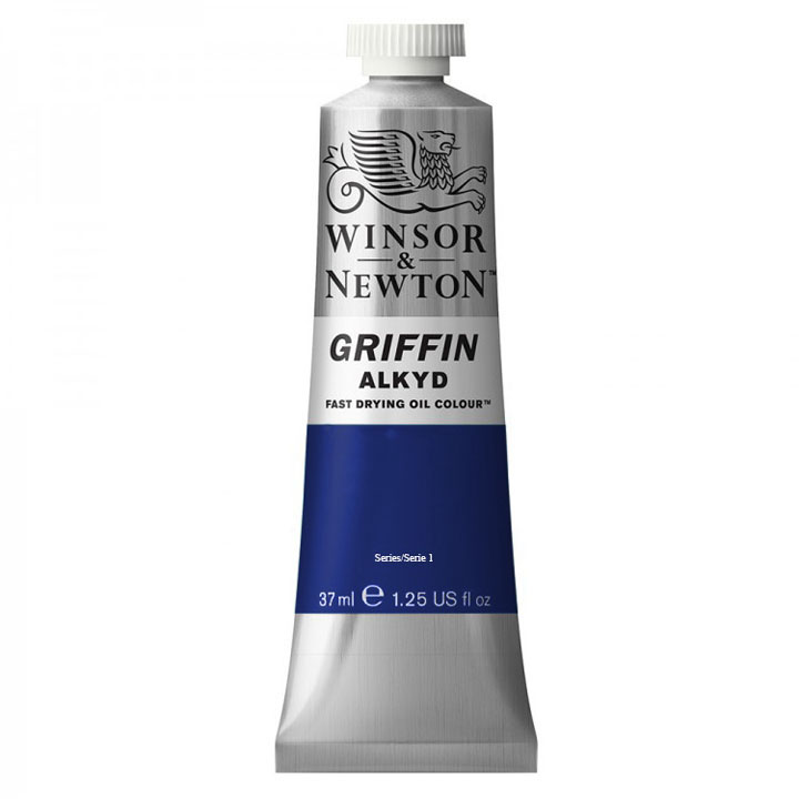 Colore ad olio a rapida essiccazione Winsor & Newton Griffin Alkyd 37 ml Phthalo Blue