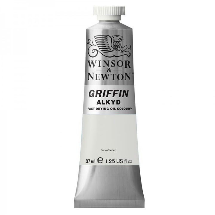 Colore ad olio a rapida essiccazione Winsor & Newton Griffin Alkyd 37 ml Titanium White