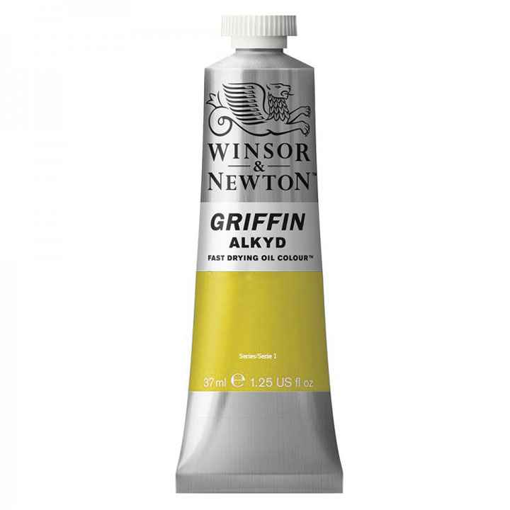 Colore ad olio a rapida essiccazione Winsor & Newton Griffin Alkyd 37 ml Winsor Lemon